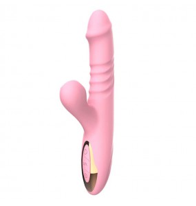 SAGAN - Thrust Suction Swinging Massage Wand (Chargeable - Pink)